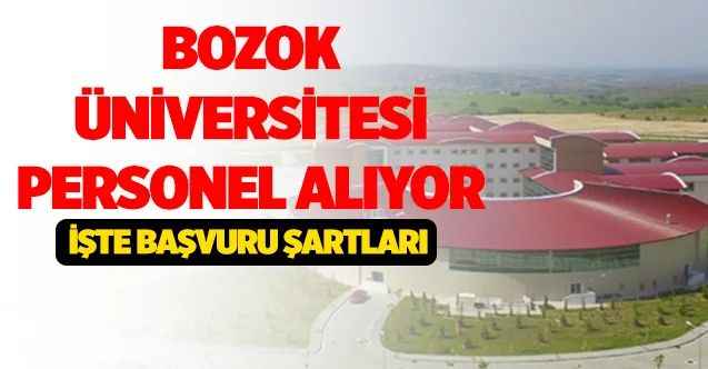 Yozgat Bozok Üniversitesi Personel Alıyor! İşte Başvuru Şartları