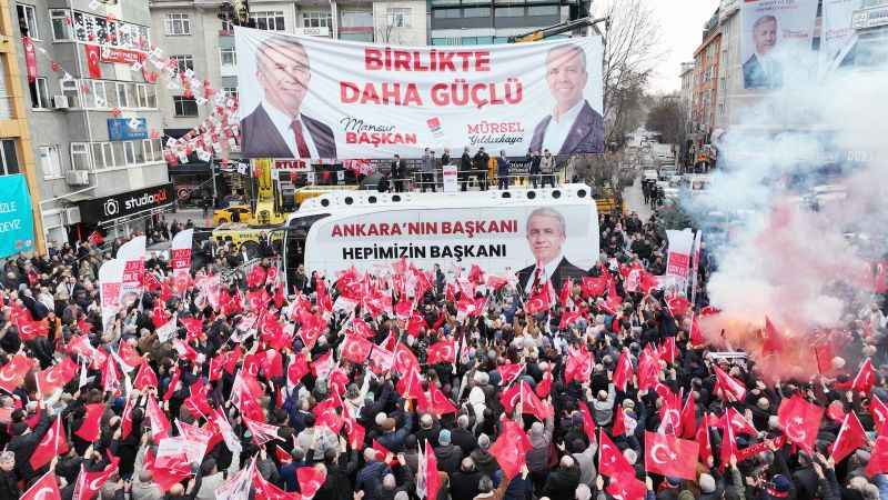 Belediye Başkan Adayı için meydanları doldurdular Büyük bir coşku yaşandı