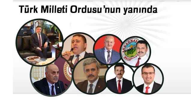 Türk Milleti Ordusu’nun yanında