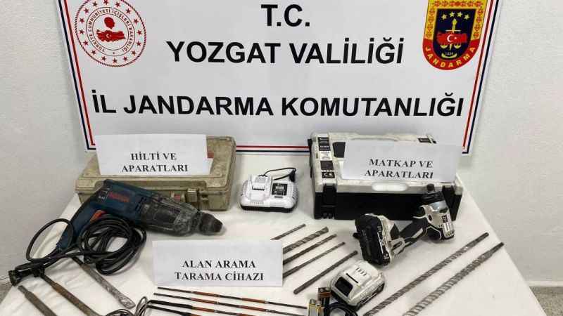 Yozgat Jandarmasından Kaçak Kazıya Büyük Darbe!