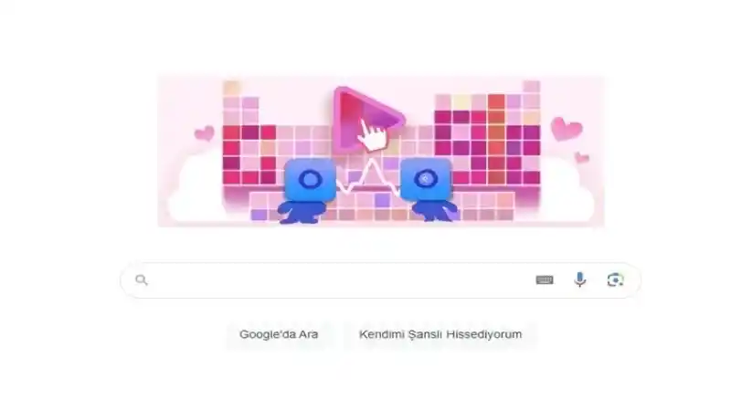 Sevgililer Günü Google Doodle oldu!