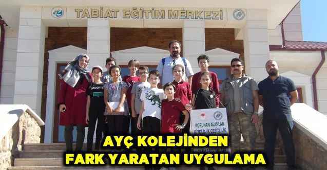 AYÇ KOLEJİNDEN FARK YARATAN UYGULAMA