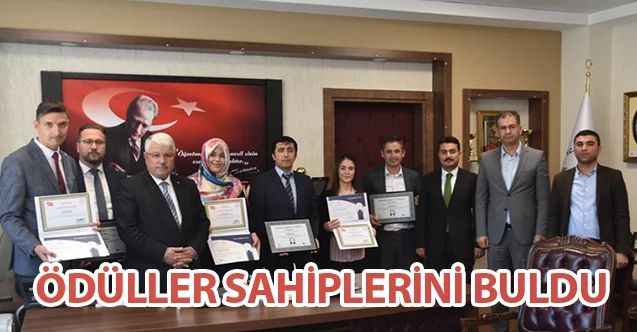 ÖDÜLLER SAHİPLERİNİ BULDU