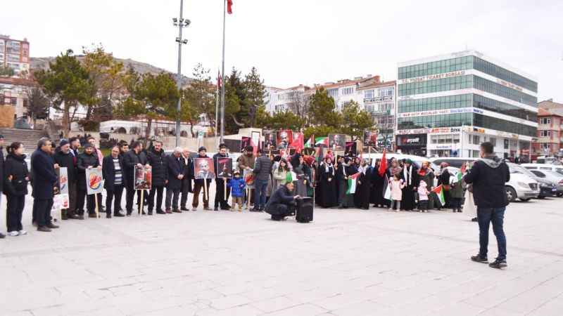 Yozgat, Gazze İçin Tek Yürek: Soykırımı Durdurun!