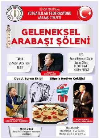 Bursa'da Yozgatlılar Arabaşı Şöleni ile Buluşacak