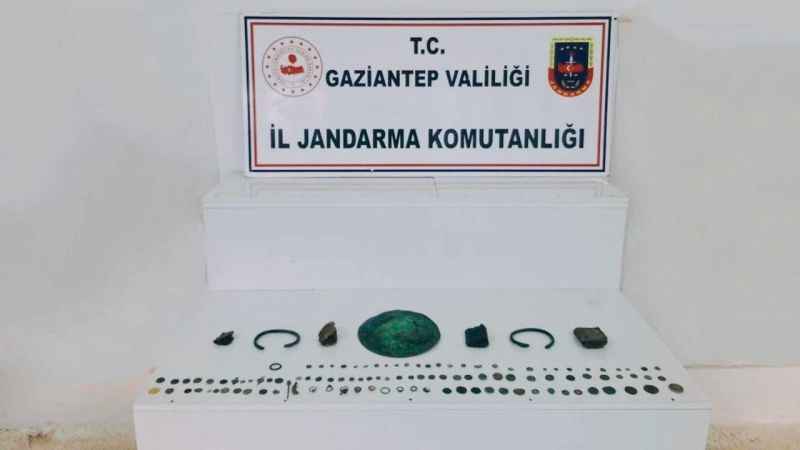 Gaziantep'te Tarihi eser operasyonu: 2 tutuklama