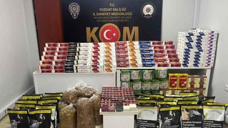 Yozgat’ta Kaçakçılık Operasyonu: 111 Bin Adet Ele Geçirildi