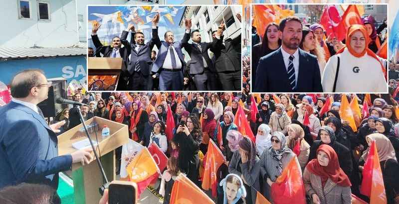 Sarıkaya miting meydanına damga vuran buluşma!