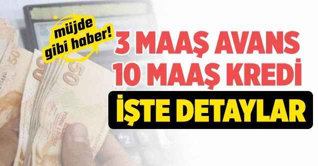 Emekliye 3 maaş avans | SSK, SGK ve Bağ-Kur emeklisi için 3 maaş avans nasıl alınır, şartları neler?