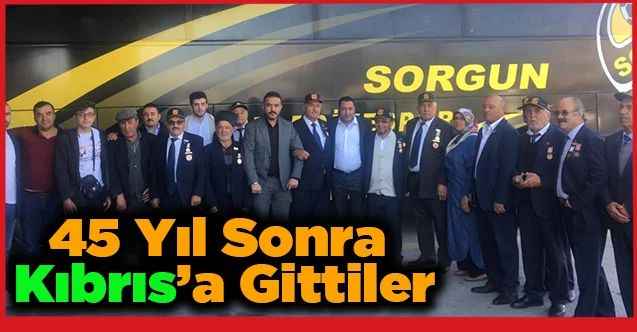 Yozgatlı Gaziler 45 Yıl Sonra Kıbrıs’a Gitti