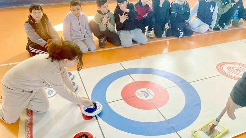 Yozgat’ta Curling gelişecek Eğitimler sürüyor