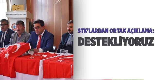 STK’lardan ortak açıklama: Destekliyoruz