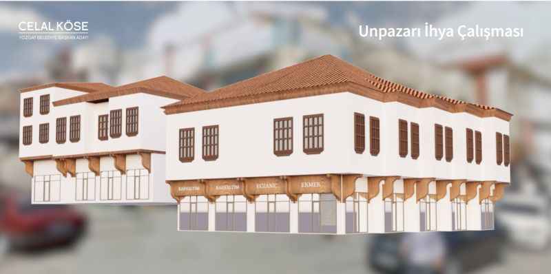 Yozgat'ta Tarihi Un Pazarı Yenileniyor: Ticari ve Görsel Cazibe Merkezi Olacak