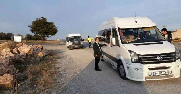 Akdağmadeni’nde öğrenci servisleri denetlendi