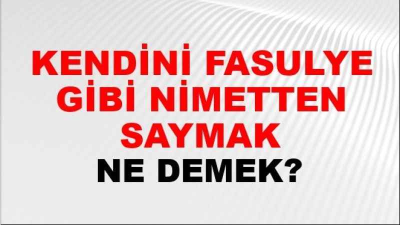 Kendini Nimetten Saymak Ne Demek?