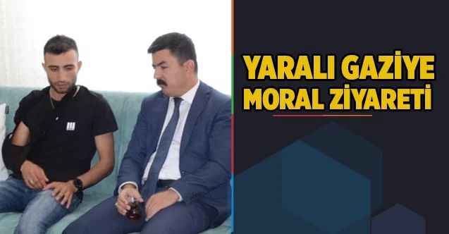 Yaralı Gaziye moral ziyareti