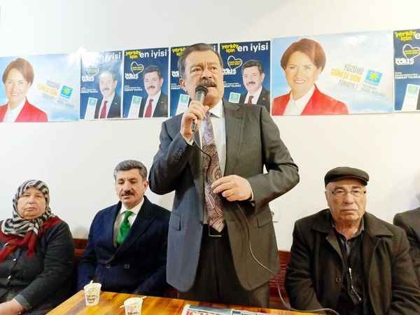 Yerköy Belediye Başkan adayı Ferhat Yılmaz'a 'Kayalar Desteği'...