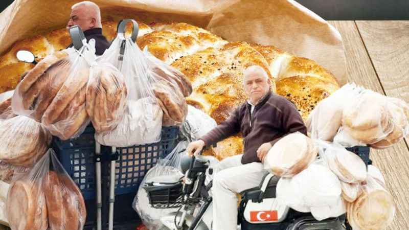 Yozgat’ın engelsiz Robin Hood’u ekmek taşıyor! Onun hikayesini duyanlar inanmıyor…