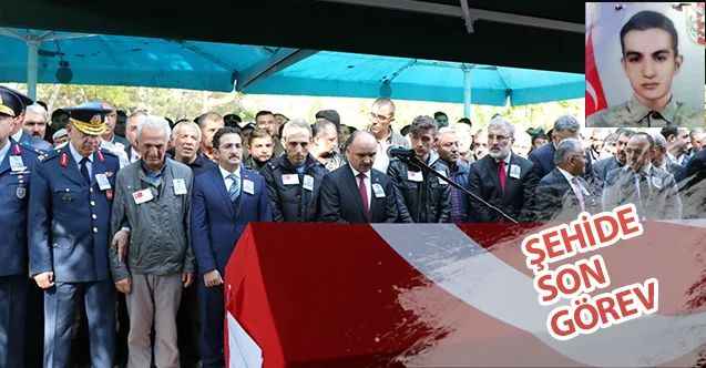 ŞEHİDE SON GÖREV : GÖZYAŞLARI ARASINDA TOPRAĞA VERİLDİ