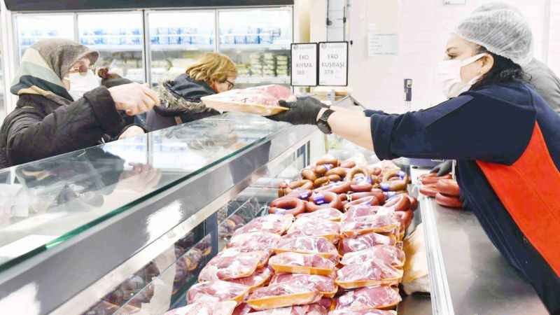 Mobil Market oluşturuldu İlçelerde uygun fiyatlı kıyma ve et satacak
