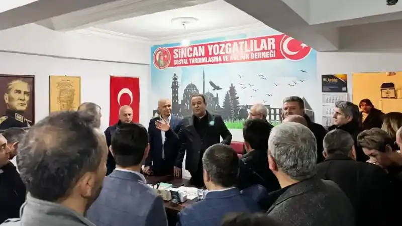 Ankara'da vefanın adı Adnan Beker, bu kez hemşehrileri ile buluştu! Sincan'da Adnan Beker sesleri...