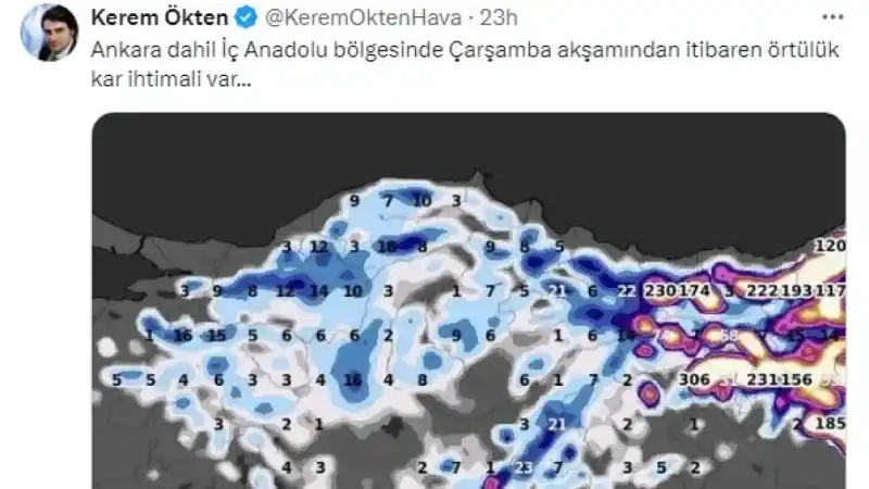 Yozgat'a Acil Çarşamba Gecesi Uyarısı Geldi