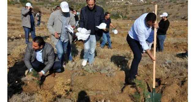 Sorgun Belediye her bir kişi için fidan dikiyor