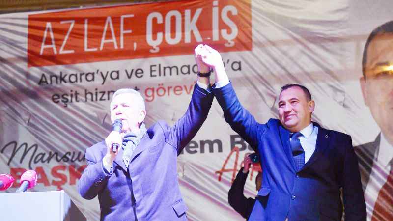 Ankara Büyükşehir Belediye Başkanı Mansur Yavaş; "Rekor oyla seçiliyoruz"