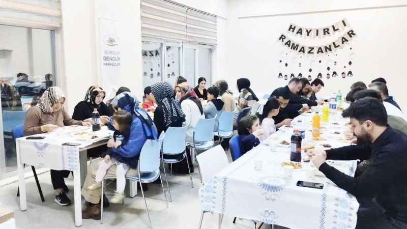 Maneviyat ve Kardeşlik Sorgun Gençlik Merkezi İftarında Buluştu!