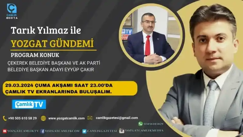 Tarık Yılmaz'la Yozgat Gündemi Bu Akşam 23.00'da