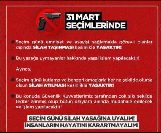 Seçim günü Yozgat'ta yasak: Uymayanlara cezası var!