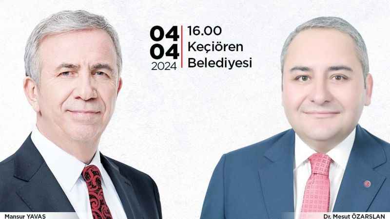 Keçiören Belediye Başkanı seçilen Mesut Özarslan mazbatasını alacak