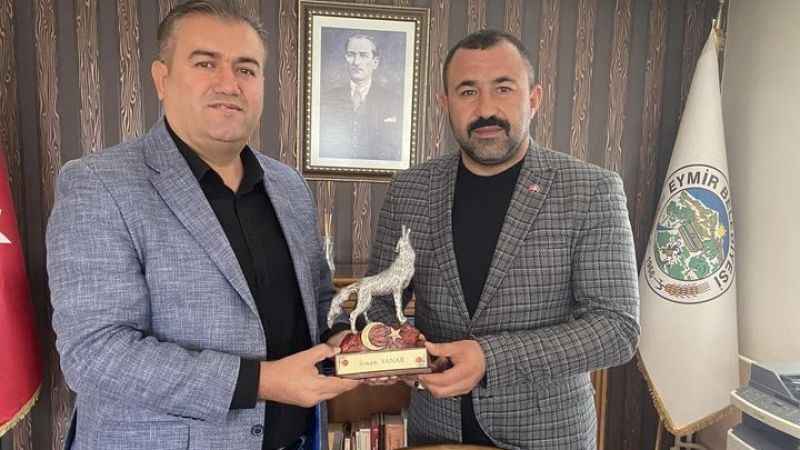 Yozgat Sorgun'un Eymir Belediye Başkanı Sinan Yanar'a anlamlı ziyaret