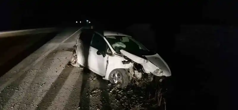 Önce köpeğe çarptı sonra olan oldu
