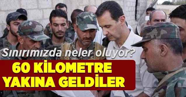 Sınırımızda Hareketli Saatler... Suriye ordusu 60 kilometre yakına konuşlandı!