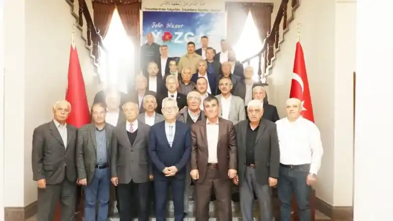 Yozgat Muhtarlarından Başkan Dr. Arslan'a Ziyaret: Yeni Projeler Masada!