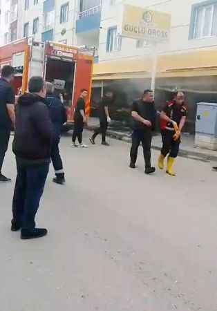 Yerköy'de çıkan yangın büyümeden söndürüldü