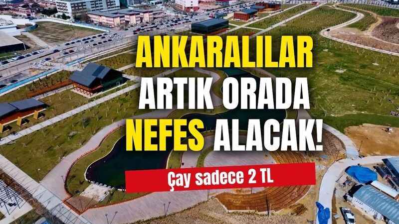 Ankara'da Yeni Rekreasyon Alanı Açıldı: Batıkent Rekreasyon Alanı
