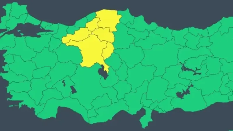 Ankara'da Meteorolojiden Sarı Kodlu Sağanak Yağış Uyarısı