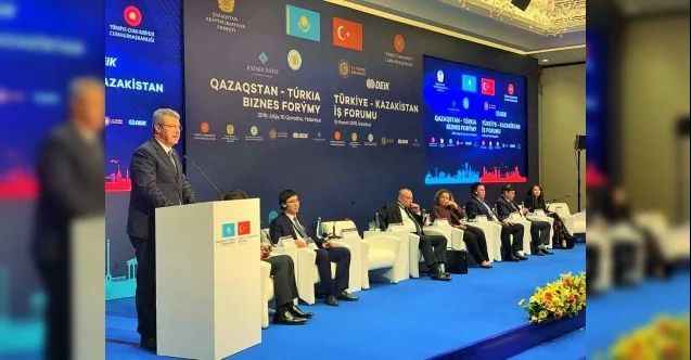 Kayseri Şeker Yönetim Kurulu Başkanı Hüseyin  Akay, Kazakistan'ın Bölgesel Yatırım İş Forumunda Konuştu