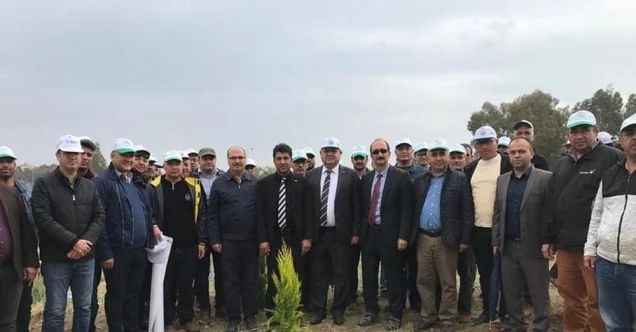 Rektör Aldemir fidan dikim etkinliğine katıldı