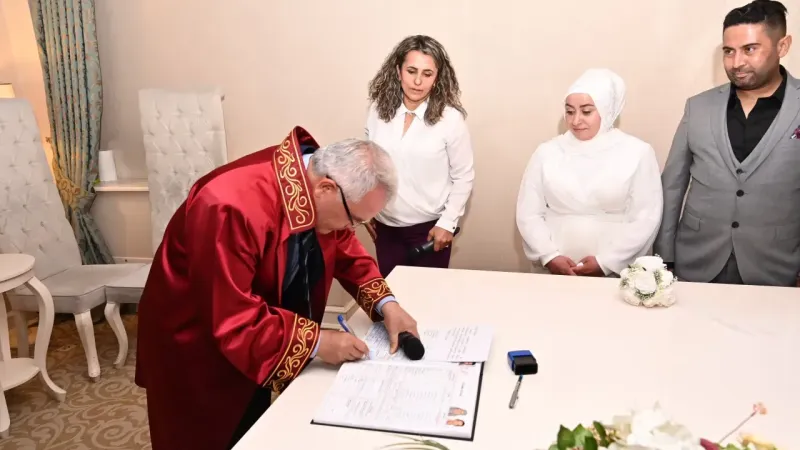 Mamak Belediye Başkanı Veli Gündüz Şahin İlk Nikahını Kıydı