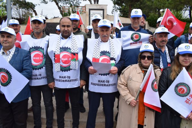 Yozgat'ta HAK-İŞ Meydanlara indi