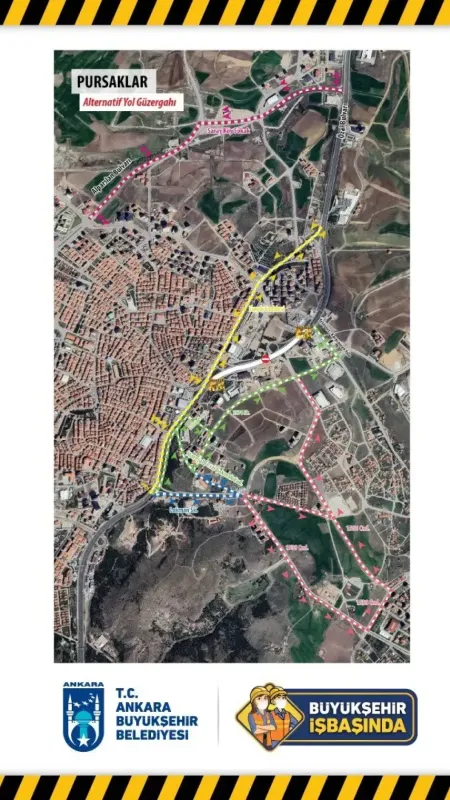 Ankara Büyükşehir Belediyesi'nden Yol Değişikliği Duyurusu!