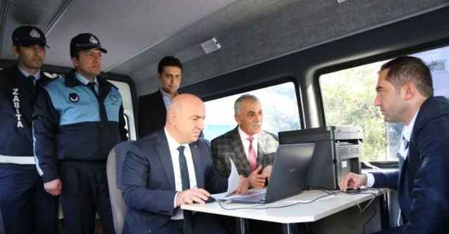 Darıca Belediyesi hizmeti vatandaşın ayağına götürüyor