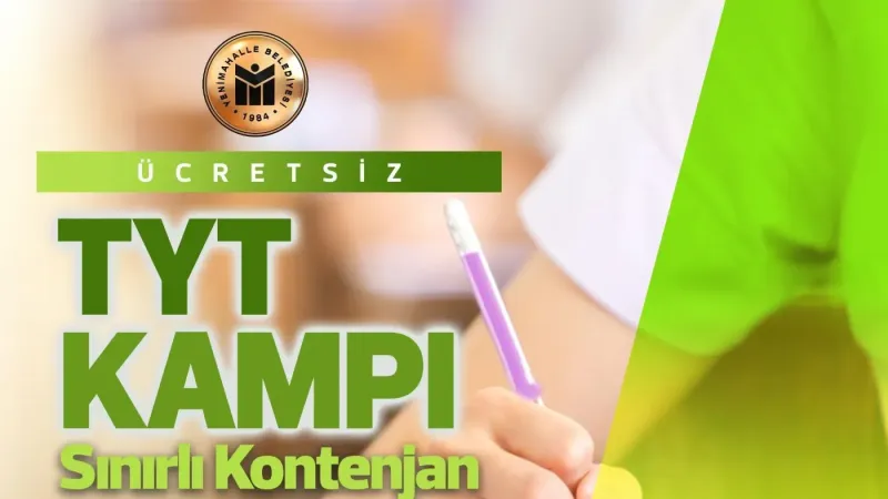 Yenimahalle Belediyesi ücretsiz lise ve üniversite hazırlık kursları duyurusu