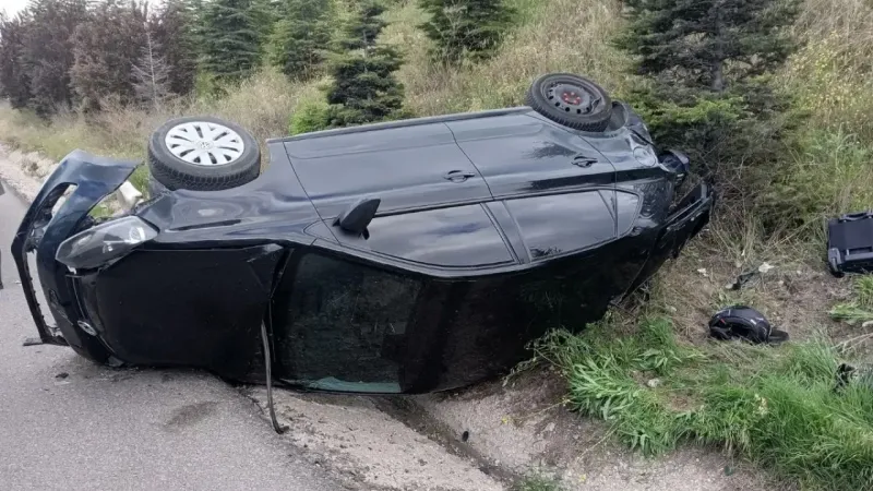 Ankara'da Motosiklet Otomobile Çarptı, Bir Kişi Hayatını Kaybetti