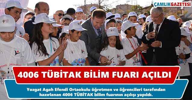 4006 TÜBİTAK Bilim Fuarı açıldı