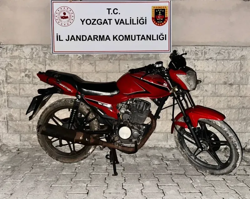 Yozgat'ın Yenifakılı İlçesinde Motosiklet hırsızı Yakalandı