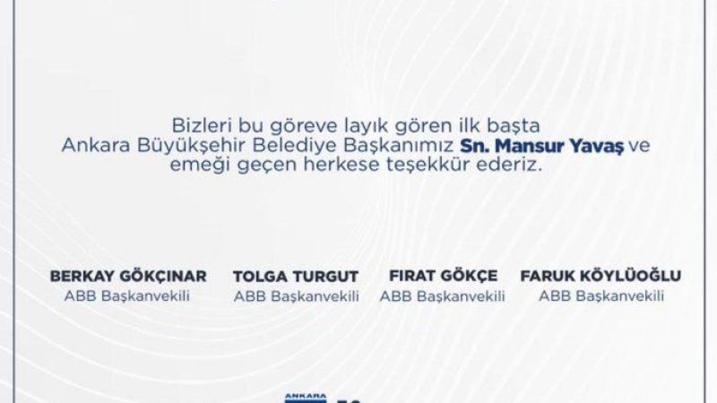 ABB Başkan Vekilleri Belirlendi! İşte O İsimler